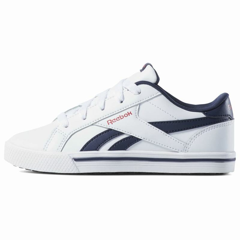 Reebok Royal Comp 2l Tenisky Chlapcenske - Biele/Námornícka Modrá/Červené BC6448LT